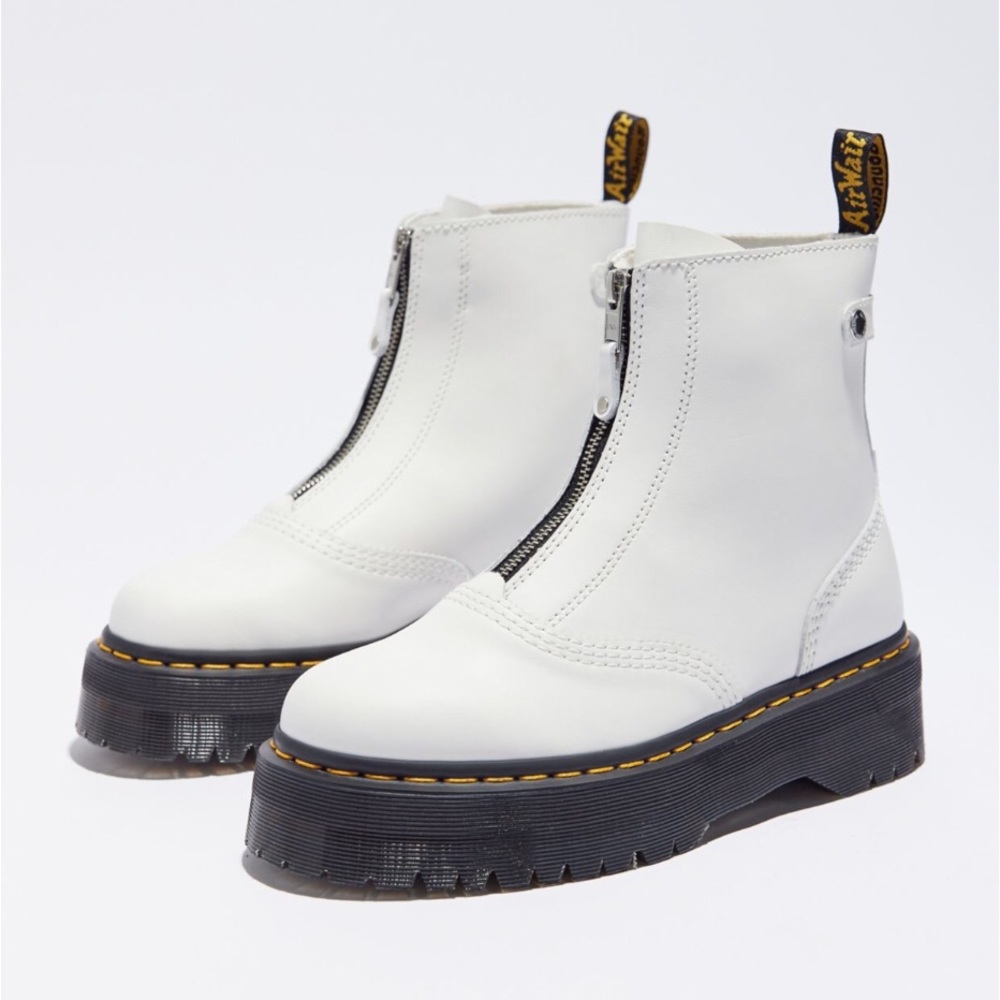 Dr. Martens Jetta Zipped Leather Platform Boot